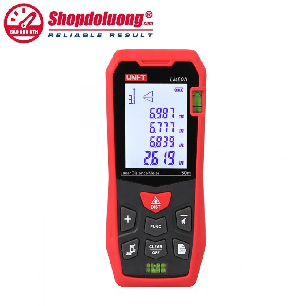 Máy Đo khoảng Cách Laser UNI-T LM50A (50m) 8 shopdoluong.com-Máy Đo khoảng Cách Laser UNI-T LM50A (50m)