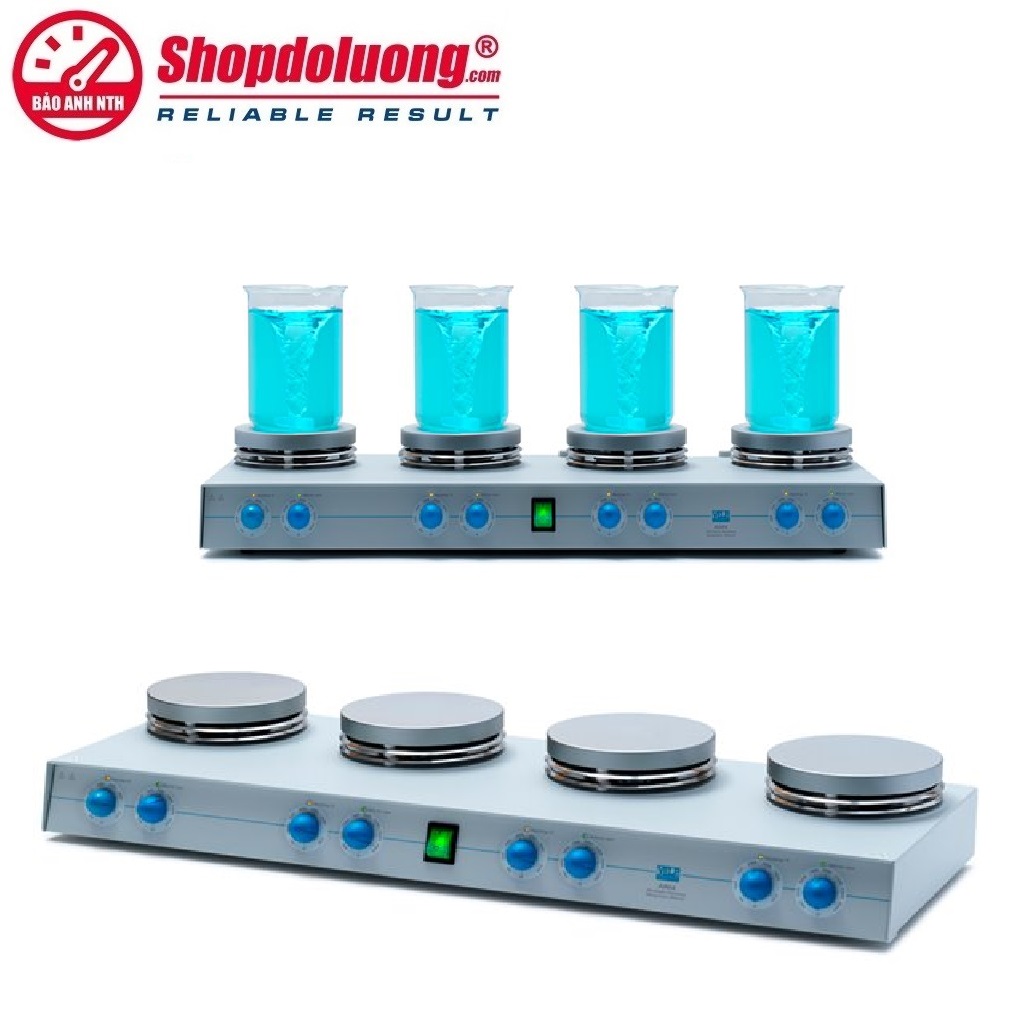 Máy Khuấy Từ Gia Nhiệt 4 Vị Trí AM4 VELP F20500420 (1500 rpm/370°C) 8 shopdoluong.com-Máy Khuấy Từ Gia Nhiệt 4 Vị Trí AM4 VELP F20500420 (1500 rpm/370°C)