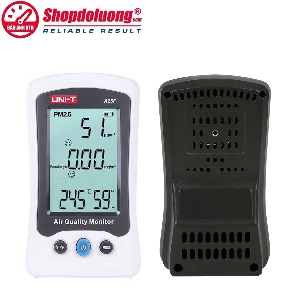 MÁY ĐO NỒNG ĐỘ BỤI PM2.5 & FORMALDEHYDE UNI-T A25F (0~2mg/m / 0~500μg/m³) 10 shopdoluong.com-MÁY ĐO NỒNG ĐỘ BỤI PM2.5 & FORMALDEHYDE UNI-T A25F (0~2mg/m / 0~500μg/m³)