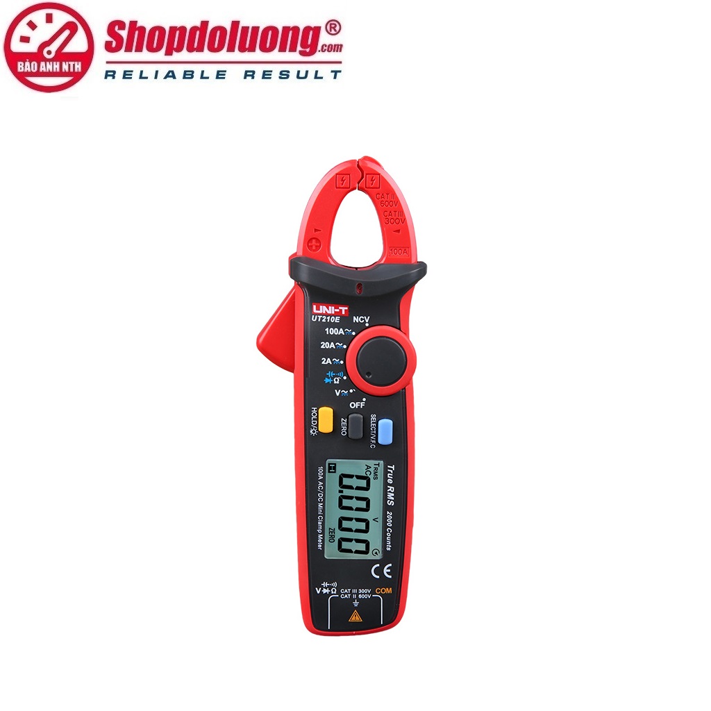 AMPE KÌM DÒNG AC/DC UNI-T UT210E True RMS (100A) 10 shopdoluong.com-AMPE KÌM DÒNG AC/DC UNI-T UT210E True RMS (100A)