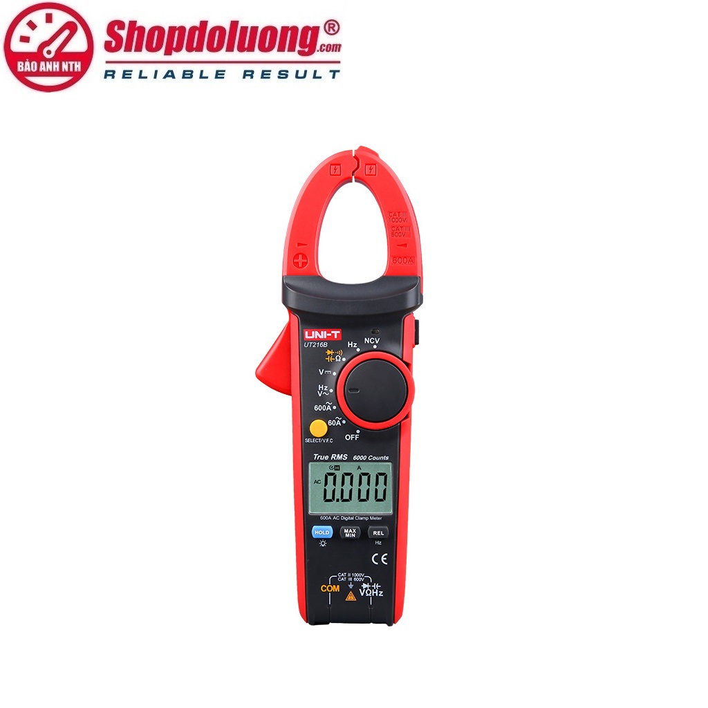 AMPE KÌM DÒNG UNI-T UT216B True RMS (AC/600A) 12 shopdoluong.com-AMPE KÌM DÒNG UNI-T UT216B True RMS (AC/600A)