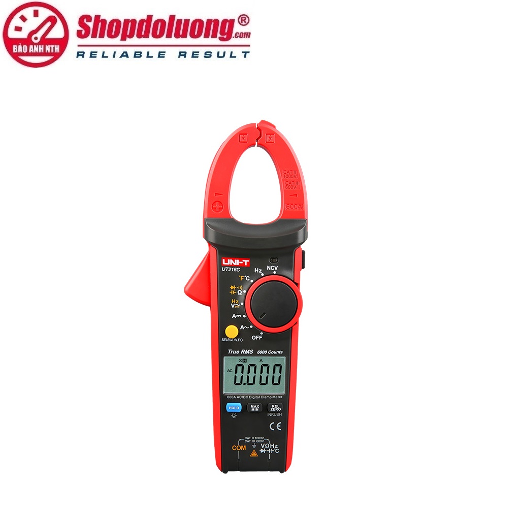 shopdoluong.com-AMPE KÌM DÒNG UNI-T UT216C True RMS (AC/DC 600A)