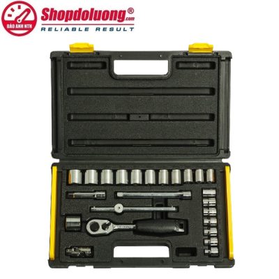 shopdoluong.com-BỘ KHẨU 24 CHI TIẾT 3/8 INCH STANLEY 89-035-1 (6-24mm)
