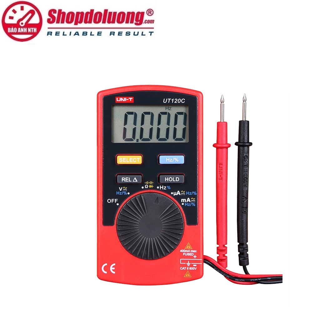 ĐỒNG HỒ VẠN NĂNG BỎ TÚI UNI-T UT120C (600V/True RMS) 8 shopdoluong.com-ĐỒNG HỒ VẠN NĂNG BỎ TÚI UNI-T UT120A (600V/True RMS)