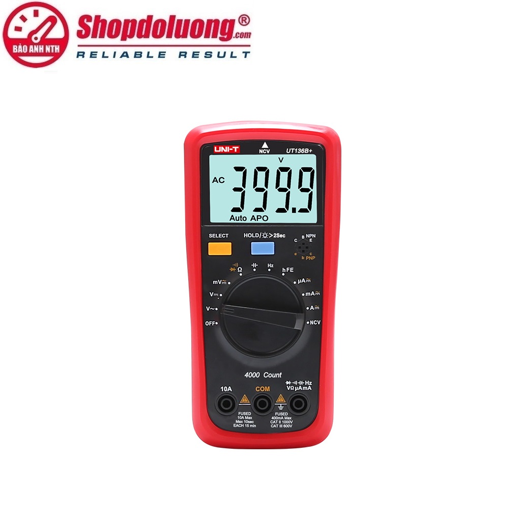 ĐỒNG HỒ VẠN NĂNG UNI-T UT136B+ (1000V/10A) 8 shopdoluong.com-ĐỒNG HỒ VẠN NĂNG UNI-T UT136B+ (1000V/10A)