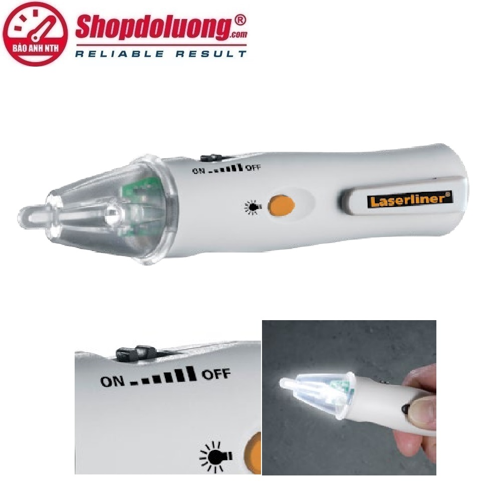 BÚT THỬ ĐIỆN KHÔNG TIẾP XÚC LASERLINER 083.008A (5~1000V/50~400Hz) 8 shopdoluong.com-BÚT THỬ ĐIỆN KHÔNG TIẾP XÚC LASERLINER 083.008A (5~1000V/50~400Hz)