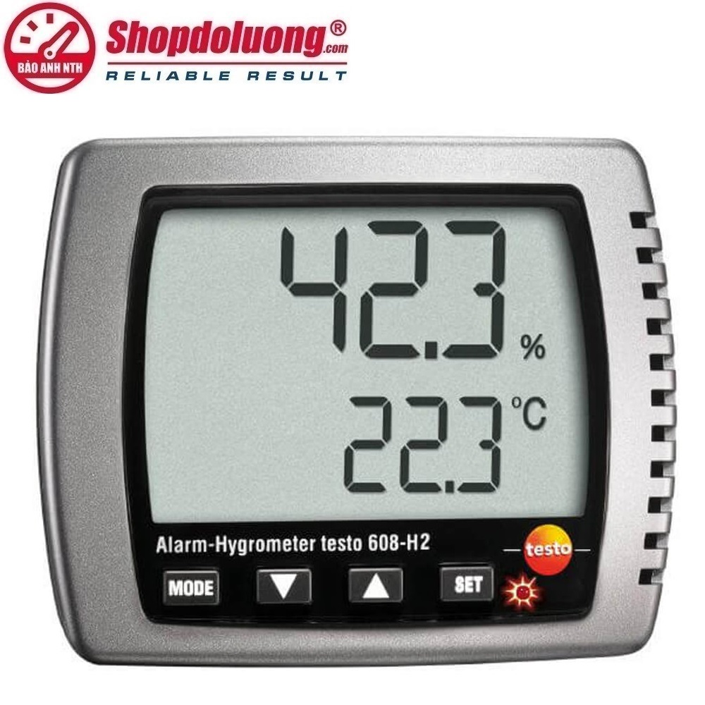 NHIỆT ẨM KẾ TESTO 608-H2 (-10~70 °C/2~98 %rH) 8 shopdoluong.com-NHIỆT ẨM KẾ TESTO 608-H2 (-10~70 °C/2~98 %rH)