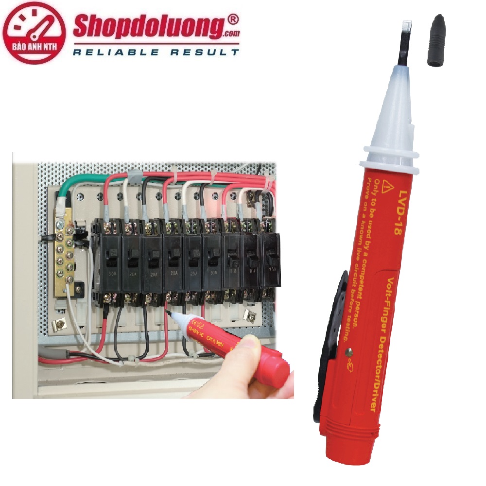 BÚT THỬ ĐIỆN TIẾP XÚC & KHÔNG TIẾP XÚC SEW LVD-18 (50V~600V AC) 8 shopdoluong.com-BÚT THỬ ĐIỆN TIẾP XÚC & KHÔNG TIẾP XÚC SEW LVD-18 (50V~600V AC)