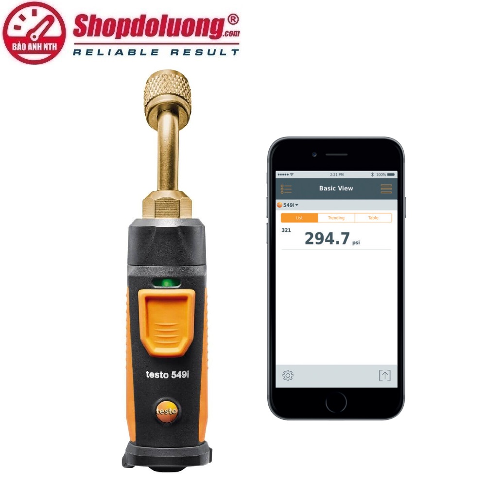MÁY ĐO ÁP SUẤT ĐIỆN LẠNH TESTO 549i (-15~870 psi/±0.5 %) 8 shopdoluong.com-MÁY ĐO ÁP SUẤT ĐIỆN LẠNH TESTO 549i (-15~870 psi/±0.5 %)