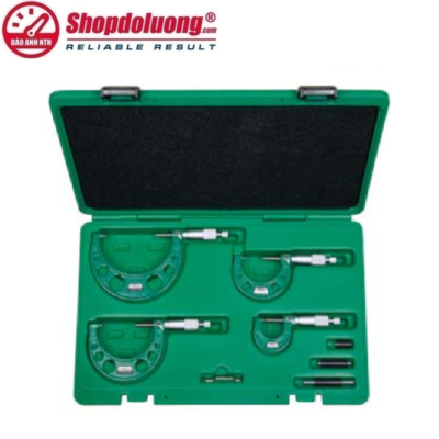 shopdoluong.com-BỘ PANME CƠ KHÍ ĐO NGOÀI INSIZE 3210-1506A (0~150mm/±0.001mm)