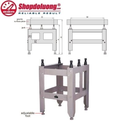 shopdoluong.com-GIÁ ĐỠ BÀN MAP CHÂN CAO INSIZE 6902-85H (800x500x100mm)
