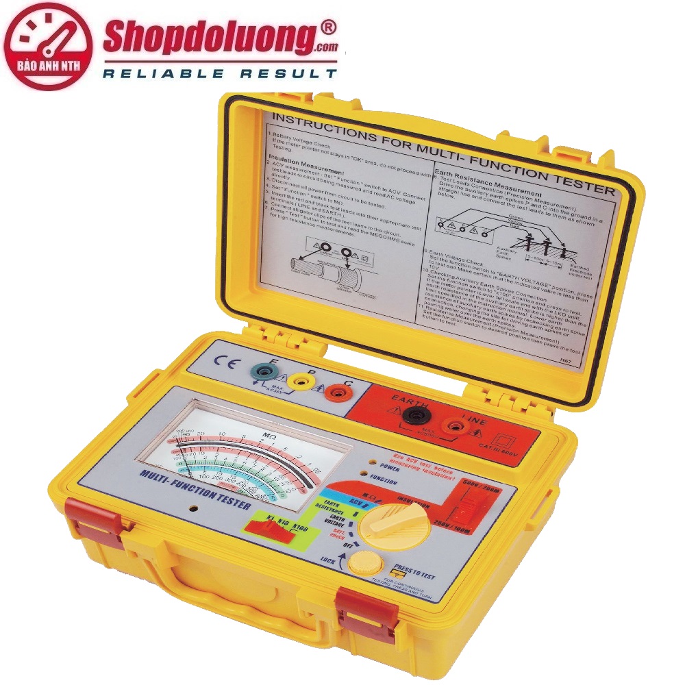MÁY ĐO ĐIỆN TRỞ ĐẤT & ĐIỆN TRỞ CÁCH ĐIỆN SEW 4167 TMF (500V/200MΩ) 10 shopdoluong.com-MÁY ĐO ĐIỆN TRỞ ĐẤT & ĐIỆN TRỞ CÁCH ĐIỆN SEW 4167 TMF (500V/200MΩ)