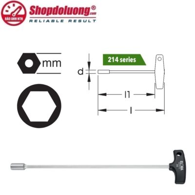 shopdoluong.com-TUÝP LỤC GIÁC CHỮ T ELORA 214-14-125 (14/125mm)