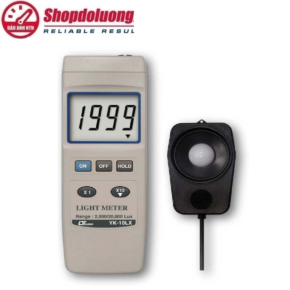 MÁY ĐO CƯỜNG ĐỘ ÁNH SÁNG LUTRON LX-1102 (0~400.000 Lux) 2 shopdoluong.com-MÁY ĐO CƯỜNG ĐỘ ÁNH SÁNG LUTRON YK-10LX (0~19.990 Lux)