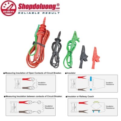 MÁY ĐO ĐIỆN TRỞ CÁCH ĐIỆN SEW 6201 IN (5kV DC/0-200GΩ) 4 shopdoluong.com-que đo cho máy đo điện trở cách điện