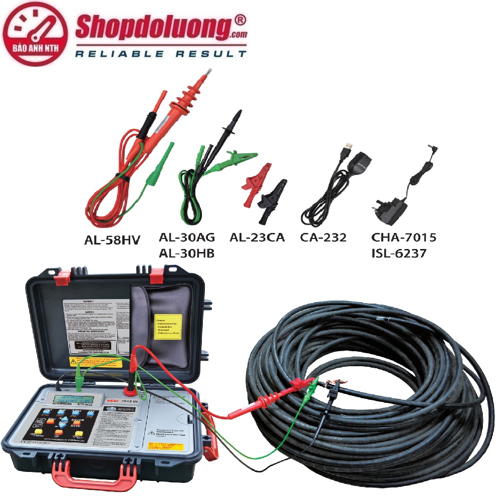MÁY ĐO ĐIỆN TRỞ CÁCH ĐIỆN SEW 7012 IN (12kV) 11 shopdoluong.com-MÁY ĐO ĐIỆN TRỞ CÁCH ĐIỆN SEW 7012 IN (12kV).