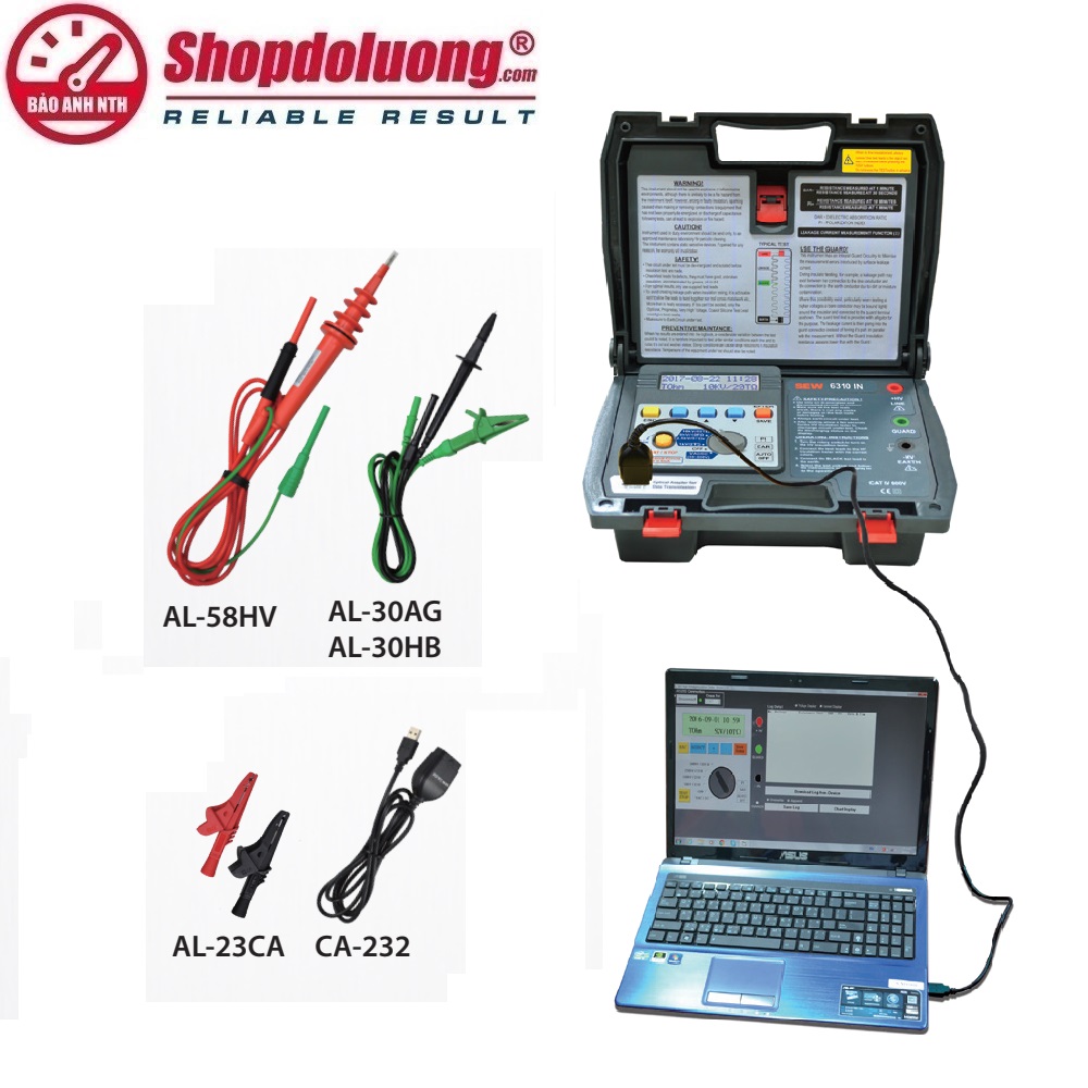 MÁY ĐO ĐIỆN TRỞ CÁCH ĐIỆN SEW 6310 IN (10kV) 11 shopdoluong.com-MÁY ĐO ĐIỆN TRỞ CÁCH ĐIỆN SEW 6310 IN (10kV)