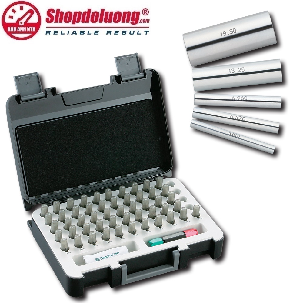 BỘ DƯỠNG ĐO ĐƯỜNG KÍNH LỖ NIIGATA SEIKI AA-12A (Ø12.0~12.5/0.01mm/51Chi tiết) 8 shopdoluong.com-BỘ DƯỠNG ĐO ĐƯỜNG KÍNH LỖ NIIGATA SEIKI AA-00 (Ø0.06~0.29/0.01mm/24Chi tiết)