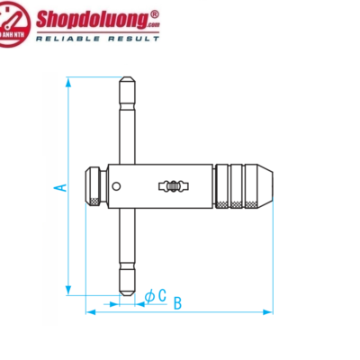 TAY QUAY TARO TỰ ĐỘNG NIIGATA SEIKI RTH-M (M3-M8) 4 shopdoluong.com-TAY QUAY TARO TỰ ĐỘNG NIIGATA SEIKI RTH-L (M8-M12).