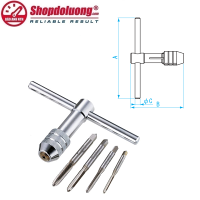 shopdoluong.com-TAY QUAY TARO NIIGATA SEIKI TRS-3 (M8-M12)