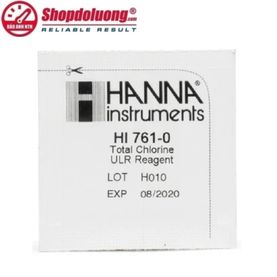 shopdoluong.com-THUỐC THỬ CLO TỔNG DẢI SIÊU THẤP HANNA HI761-25 (25 lần)