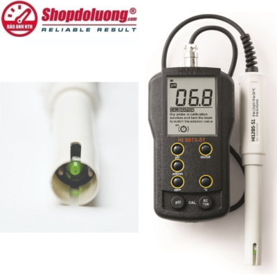 shopdoluong.com-MÁY ĐO pH/EC/TDS NHIỆT ĐỘ DẢI CAO HANNA HI9813-51