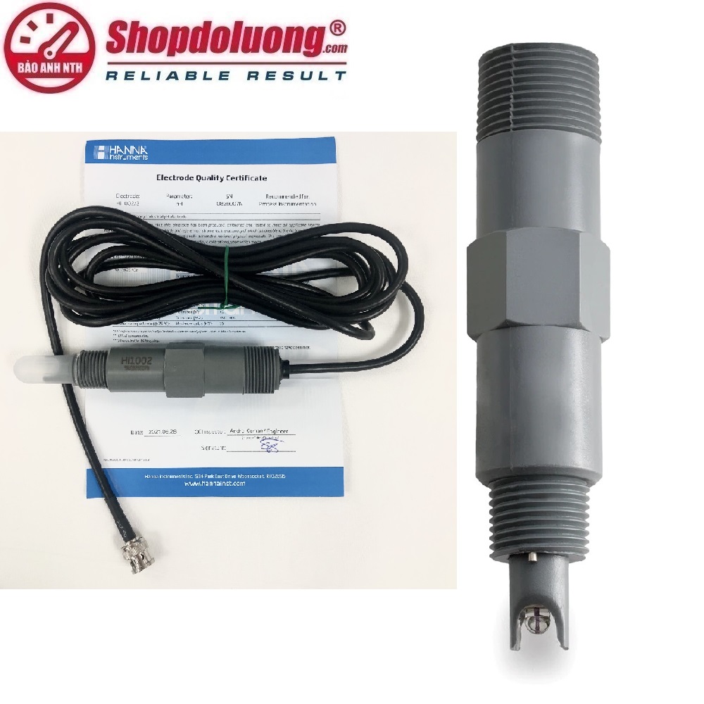 ĐIỆN CỰC ORP ONLINE CỔNG BNC HANNA HI2002/5 (5 mét) 8 shopdoluong.com-ĐIỆN CỰC pH ONLINE CỔNG BNC HANNA HI1002/3 (3 mét)