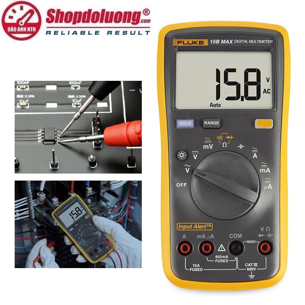 ĐỒNG HỒ VẠN NĂNG FLUKE 15B MAX-01 (1000V/0.5%+3/IP40) 8 shopdoluong.com-ĐỒNG HỒ VẠN NĂNG FLUKE 15B MAX (1000V/0.5%+3/IP40)