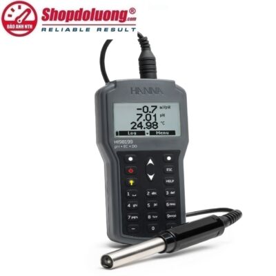 shopdoluong.com-MÁY ĐO pH/ĐỘ DẪN/TDS/ĐỘ MẶN/OXY HOÀ TAN/NHIỆT ĐỘ HANNA HI98199