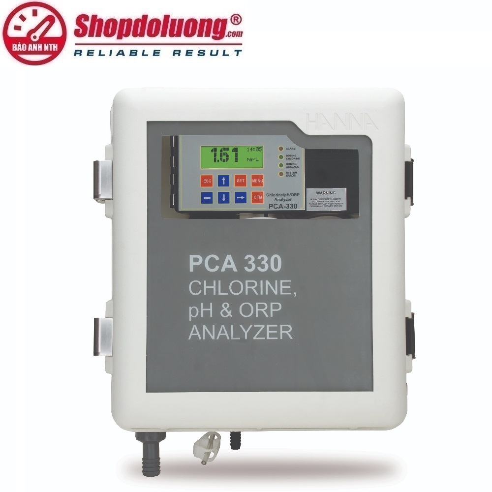 MÁY PHÂN TÍCH & KIỂM SOÁT CLO/pH/ORP/NHIỆT ĐỘ ONLINE HANNA PCA330-2 10 shopdoluong.com-MÁY PHÂN TÍCH & KIỂM SOÁT CLO/pH/ORP/NHIỆT ĐỘ ONLINE HANNA PCA330-2