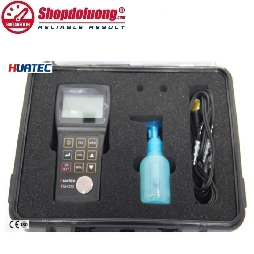 MÁY ĐO ĐỘ DÀY BẰNG SIÊU ÂM HUATEC TG4000 (0.8-300mm/đo qua lớp sơn) 8 shopdoluong.com-MÁY ĐO ĐỘ DÀY BẰNG SIÊU ÂM HUATEC TG4000 (0.8-300mm/đo qua lớp sơn)