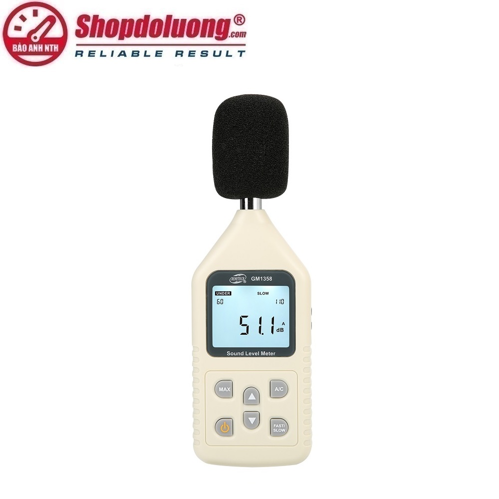 MÁY ĐO ĐỘ ỒN BENETECH GM1358 (30-130dBA) 8 shopdoluong.com-MÁY ĐO ĐỘ ỒN BENETECH GM1358 (30-130dBA)