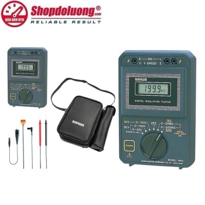 shopdoluong.com-MÁY ĐO ĐIỆN TRỞ CÁCH ĐIỆN SANWA M53 (500V/20MΩ/±2%)