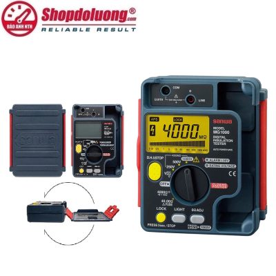 shopdoluong.com-MÁY ĐO ĐIỆN TRỞ CÁCH ĐIỆN SANWA MG1000 (1000V/4000MΩ/±3%)