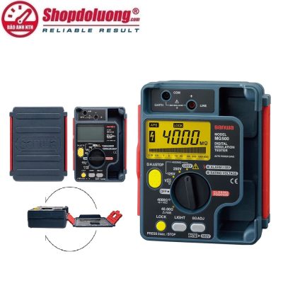 shopdoluong.com-MÁY ĐO ĐIỆN TRỞ CÁCH ĐIỆN SANWA MG500 (500V/4000MΩ/±3%)