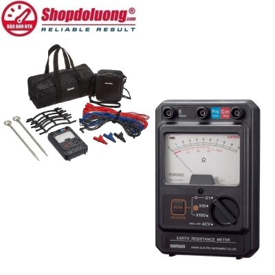 shopdoluong.com-MÁY ĐO ĐIỆN TRỞ ĐẤT CHỈ THỊ KIM SANWA PDR302 (1000Ω/±2.5%)