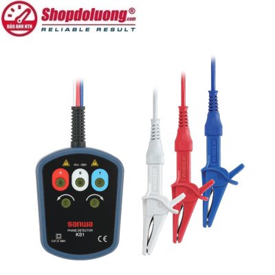 shopdoluong.com-THIẾT BỊ CHỈ THỊ PHA SANWA KS1 (Tiếp xúc/AC 100V~600V)