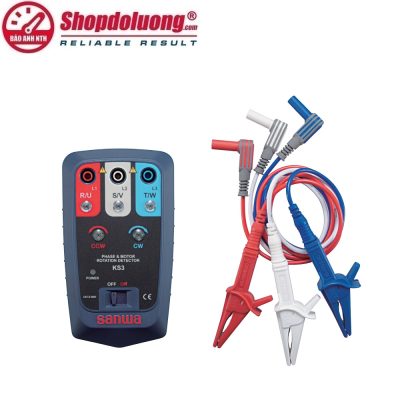 shopdoluong.com-THIẾT BỊ CHỈ THỊ PHA SANWA KS3 (Tiếp xúc/AC 75V~500V)
