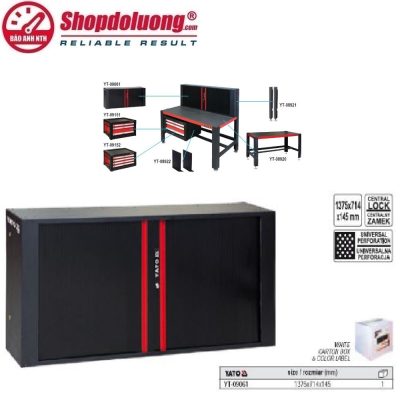 shopdoluong.com-TỦ TREO DỤNG CỤ CỬA XẾP YATO YT-0906