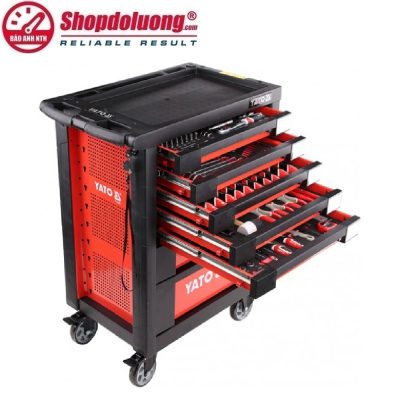 shopdoluong.com-TỦ ĐỒ NGHỀ SỬA CHỮA YATO YT-55290 (7 Ngăn/211 PCS)