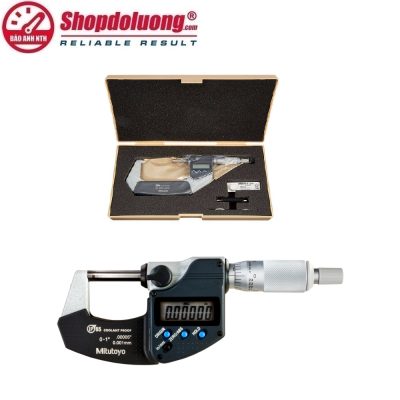 shopdoluong.com-Panme Đo Ngoài Điện Tử MITUTOYO 293-340-30 (0-25 mm/0-1 inch/0.001 mm)