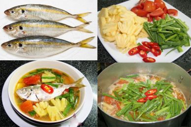 Canh cá chỉ vàng thơm ngon đưa cơm
