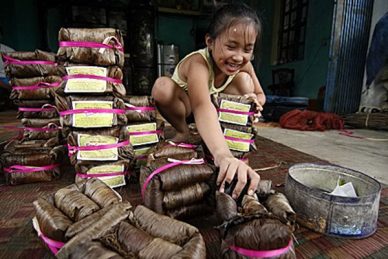 giới thiệu nghề làm bánh gai Tứ Trụ