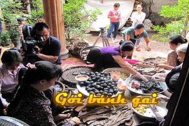 Cách làm bánh gai cổ truyền