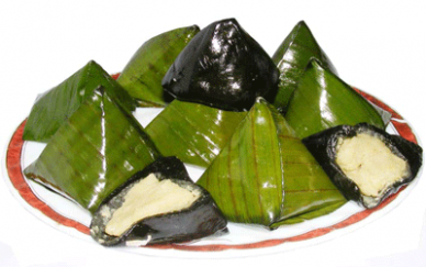 Những chiếc bánh ít lá gai hoàn chỉnh