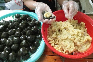TÌm hiểu nhân làm bánh gai cổ truyền