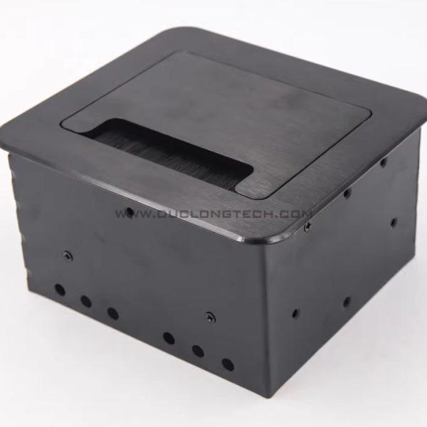 Hộp điện âm bàn 2 Power, 2 Lan hợp kim cao cấp DL L0206 7 L0206 1