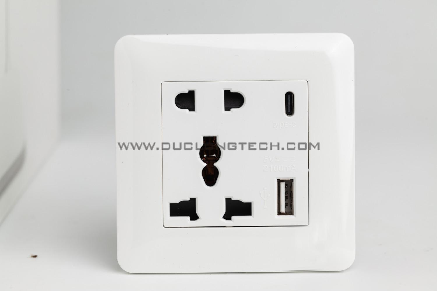 Ổ cắm điện DLtech - Sự lựa chọn hoàn hảo cho ngôi nhà hiện đại của bạn 3 ổ cắm điện âm tường