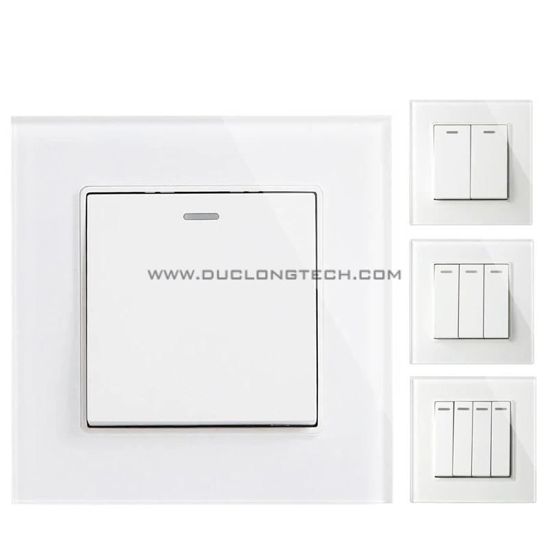 Công tắc điện âm tường 1 chiều và 2 chiều DL F21 Series