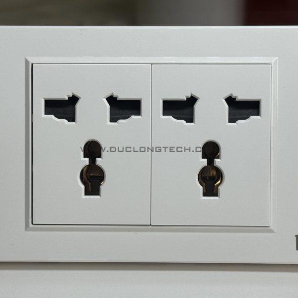 Ổ Cắm Đôi 3 Chấu Đa Năng Dạng Module Thương hiệu DL